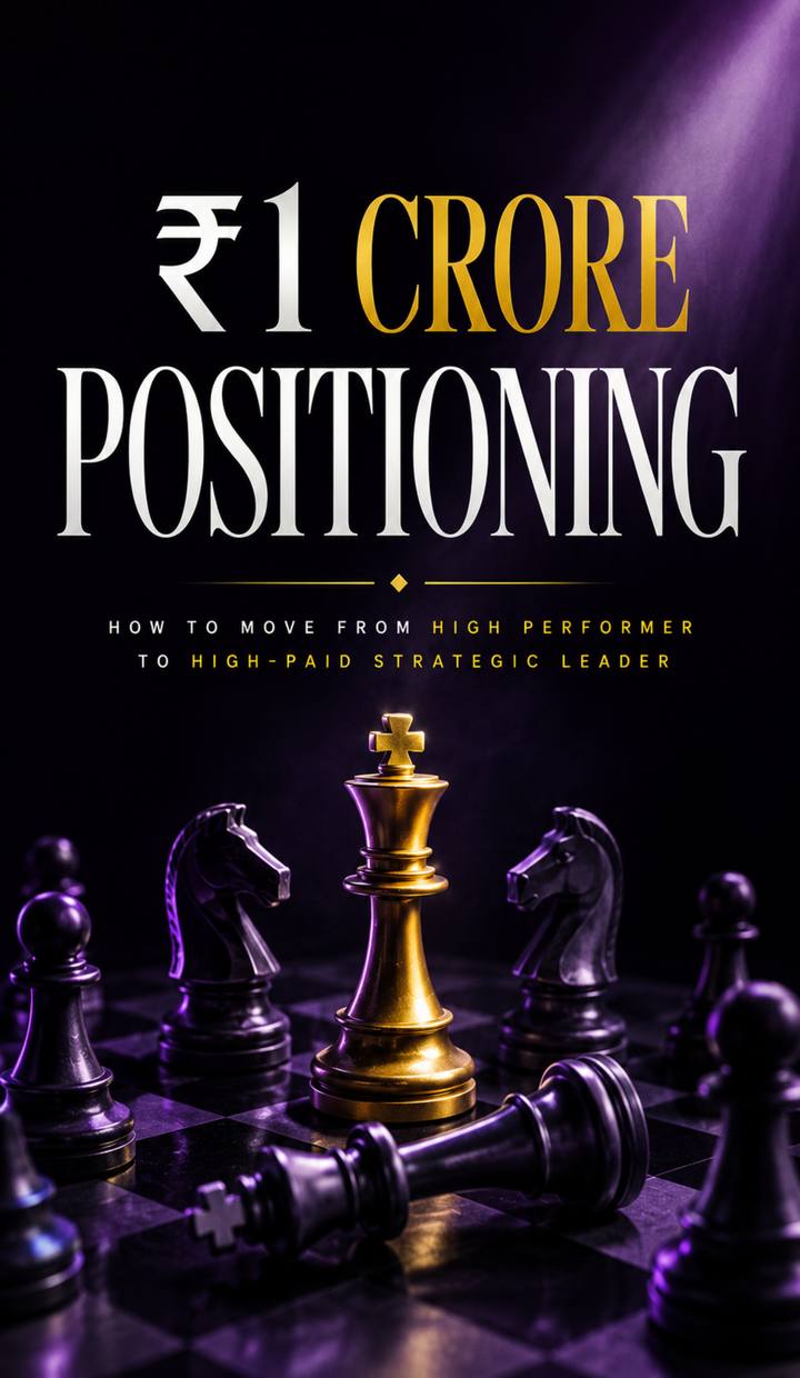 Positioning framework for senior professionals moving toward ₹1 crore roles